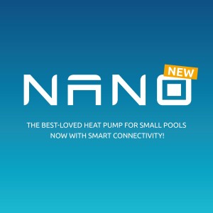 Pool Wärmepumpe POOLEX NANO B5 Reversible 5kW Poolheizung bis -7°C mit WLAN 30m3