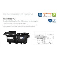 Pentair IntelliFlo3 VSF – Variable Speed & Flow Poolpumpe | 1,5 PS