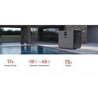 Fairland X17 Vertical Poolwärmepumpe | Full Inverter | TurboSilence | WLAN | 13,5 kW