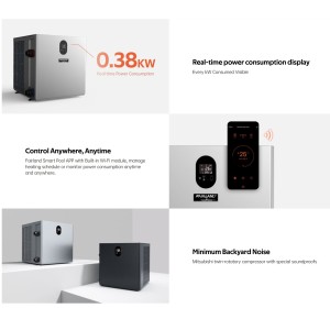 Fairland X17 Vertical Poolwärmepumpe | Full Inverter | TurboSilence | WLAN | 17 kW