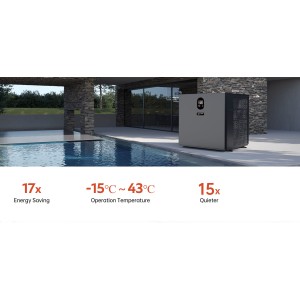 Fairland X17 Vertical Poolwärmepumpe | Full Inverter | TurboSilence | WLAN | 27 kW