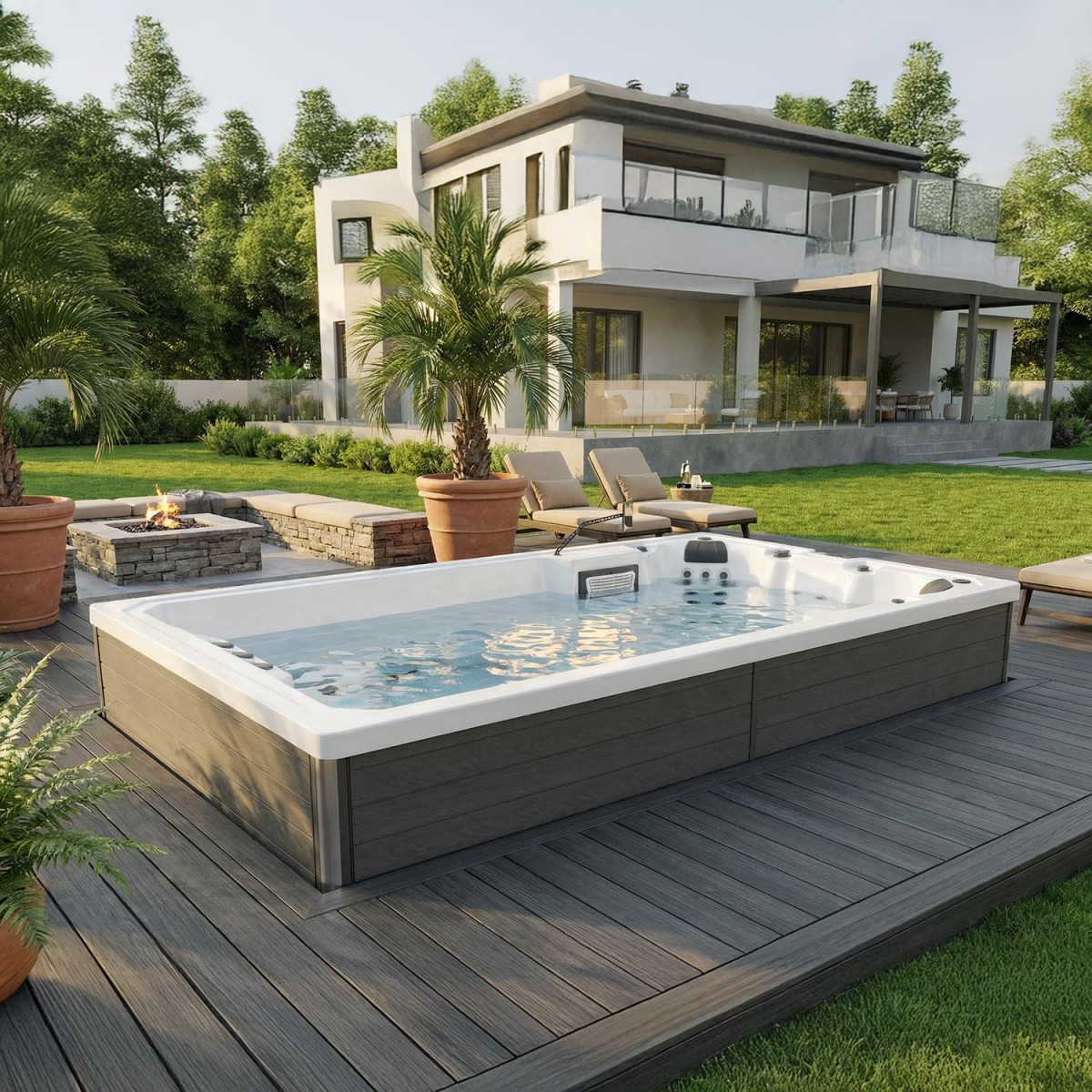 Wellis Elba Deluxe Swimspa 396 x 220 x 120 cm