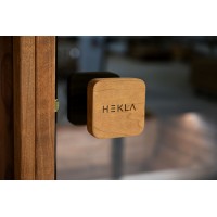 Hekla Outdoor Sauna Cube NERO 160 S - 160 x 235 x 225 cm 2 Personen FassSauna