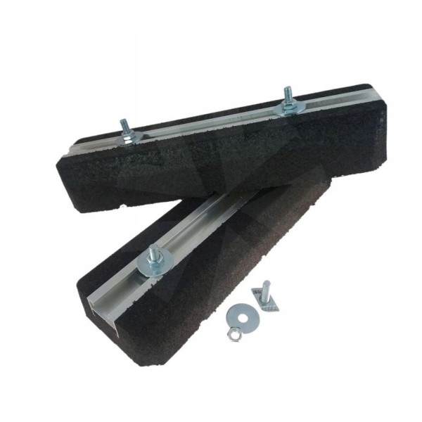 Castel Dämpfungssockel 2x 100cm Bodenkonsole C-Profil Wärmepumpe & Klimaanlage