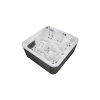 Wellis MYLINE Whirlpool Pluto 5 Personen 200 x 200 x 85cm HotTub 42 Düsen Outdoor