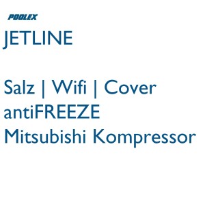Poolex Jetline Pool Wärmepumpe Fi 9,5kW Full-Inverter 40-50m3 WIFI Salz kompatibel