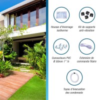 Poolex Jetline Pool Wärmepumpe Fi 9,5kW Full-Inverter 40-50m3 WIFI Salz kompatibel