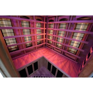 Infrarotsauna 3-Sitzer  Apollon FRANCE SAUNA 150 x 150 x 190 cm Infrarotkabine