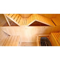 Gaïa OMEGA Barrel Außensauna Fasssauna Saunafass HOLL´s Sauna 200 x 205 x 220 cm