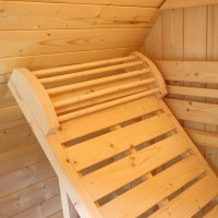 Gaia BELLA Barrel Außensauna Fasssauna Saunafass HOLL´s Sauna 160 x 205 x 220 cm