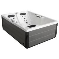 AWT IN-405 basic Sterling Silver 3 Personen 220x160x76 Whirlpool HotTub Outdoor