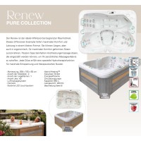 2025 Passion Spas Fonteyn Whirlpool Renew | PURE Collection | 208 x 155 x 83