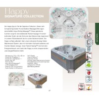 2025 Passion Spas Fonteyn Whirlpool Happy SIGNATURE Collection | 213 x 175 x 83