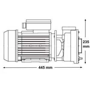 LX WP250-II zweistufige 2-stufige Pumpe Whirlpool Massagepumpe