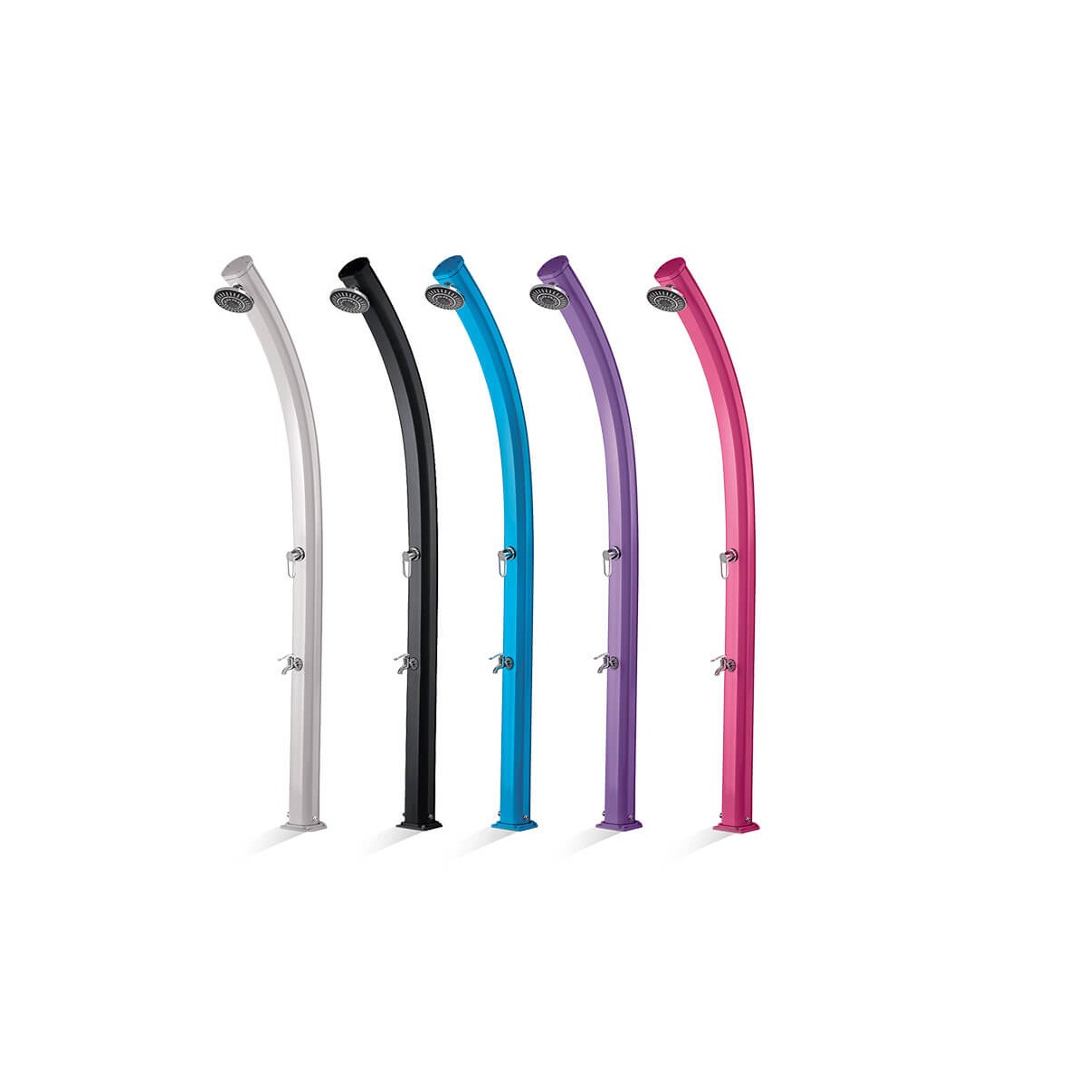 FORMIDRA Solardusche JOLLY 25L Alu Außendusche Gartend