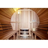 Fass Sauna Fasssauna Traditionell TR-210 Zedernholz 210 x 185
