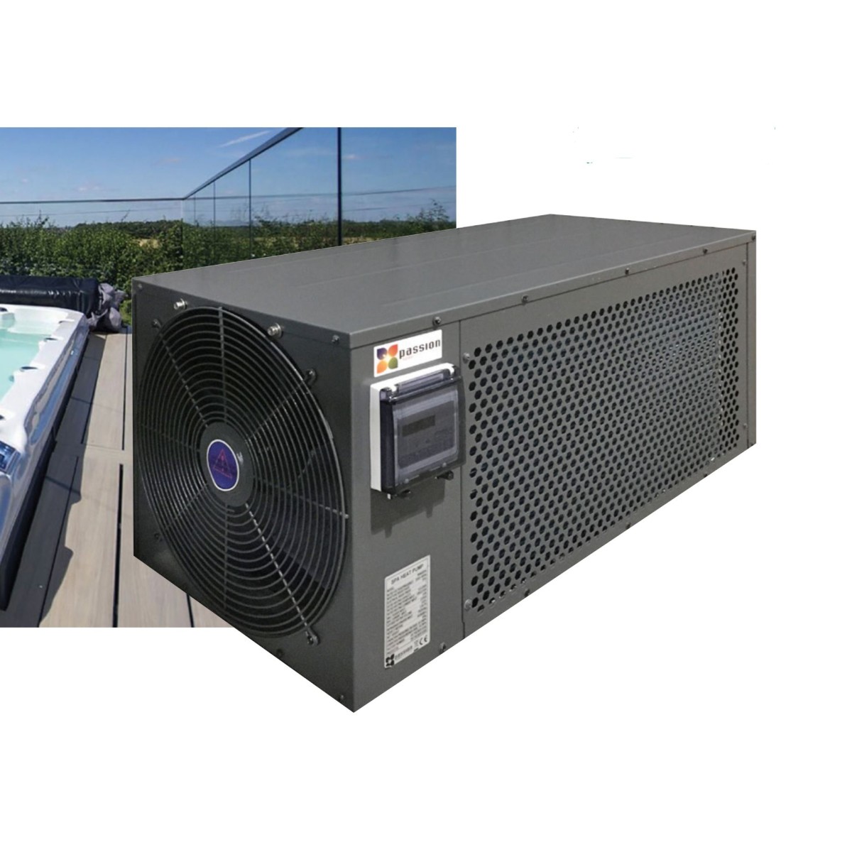 X-Treme Green Whirlpool-Wärmepumpe  box