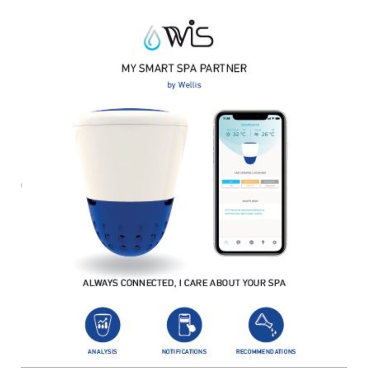 WELLIS Wellis Smart water analyzer Wasseranalysator WIS