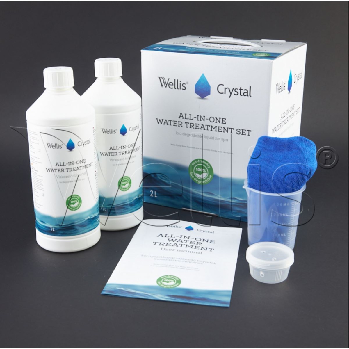 Wellis Crystal Desinfektionspaket chlorf box