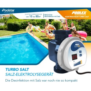 POOLEX TurboSalt kompaktes Salz-Elektrolysegerät...